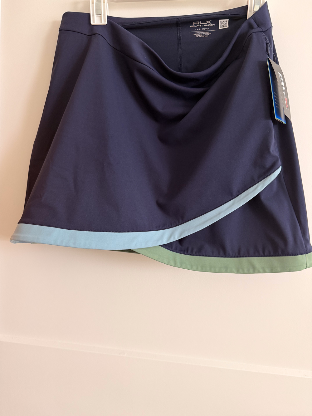 NWT RLX Ralph Lauren Navy Golf Tennis Skort | Size L